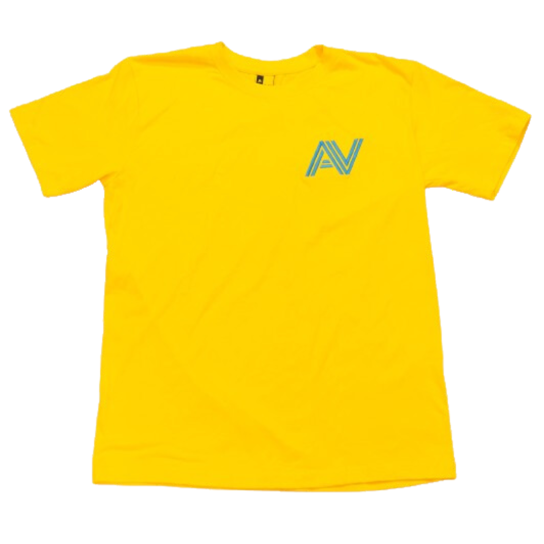 Polera Amarilla Estampada Actitud Vial